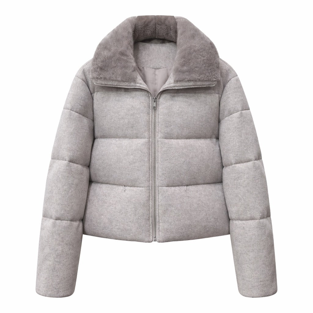 The Signature Puffer in Soft Beige