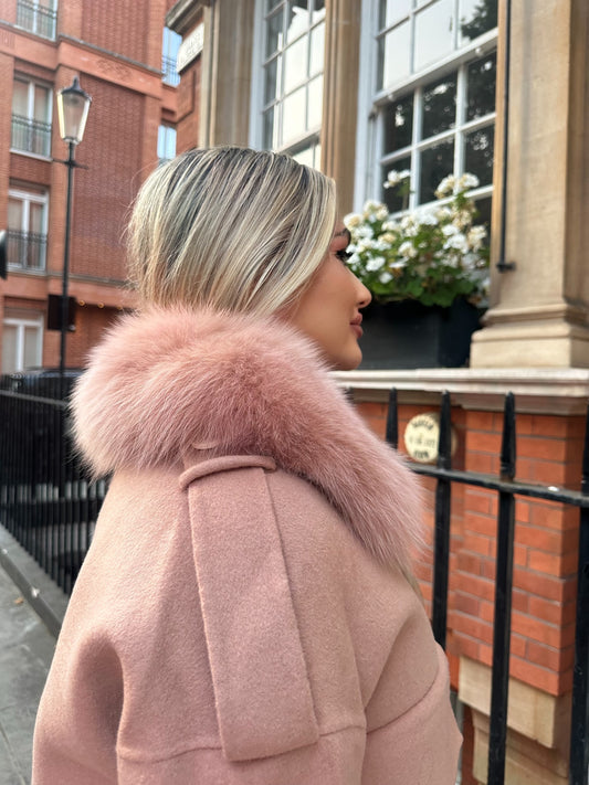 The Coral Creme Coat