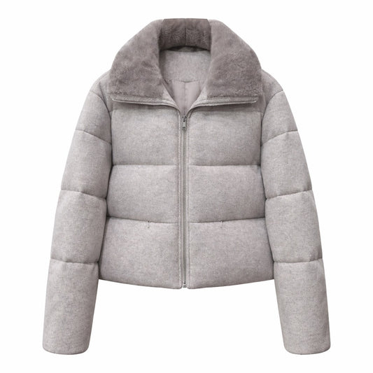 The Signature Puffer in Soft Beige