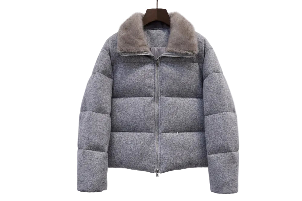 The Signature Puffer in Grey