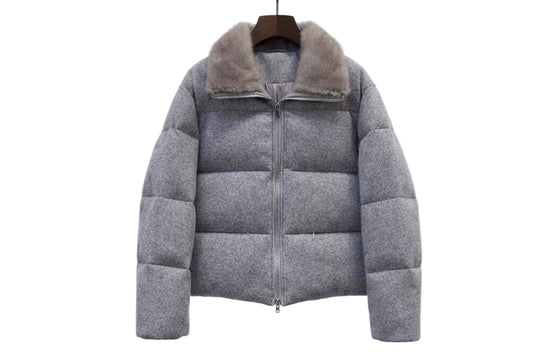The Signature Puffer in Grey