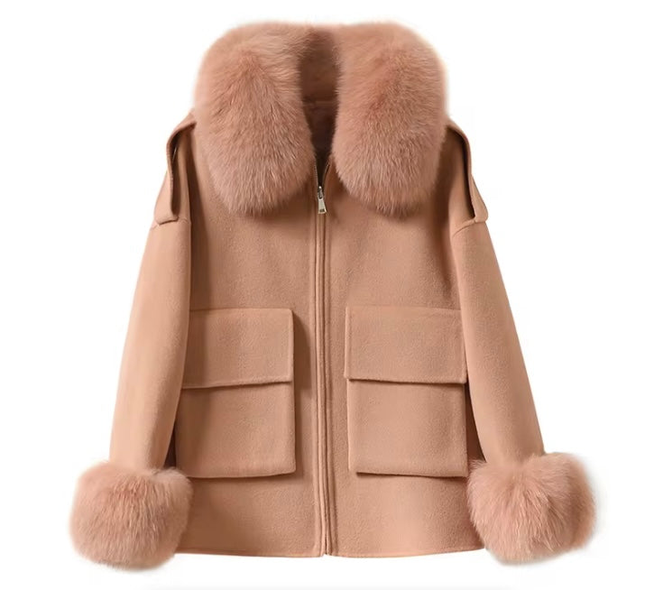 The Coral Creme Coat