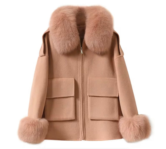 The Coral Creme Coat